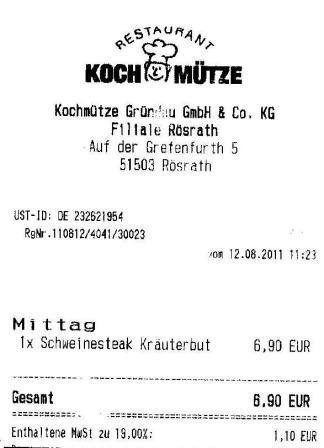 swcs Hffner Kochmtze Restaurant